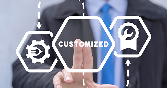 クライアント様毎に希望の機能を追加可能